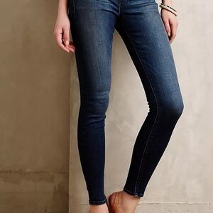 Anthropology, McGuire, Classic Blue Skinny Jeans